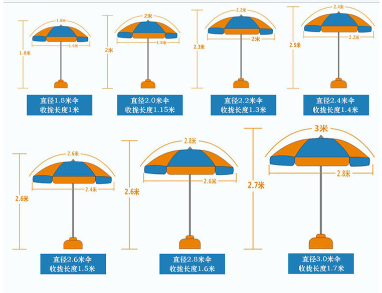 戶外太陽傘定制