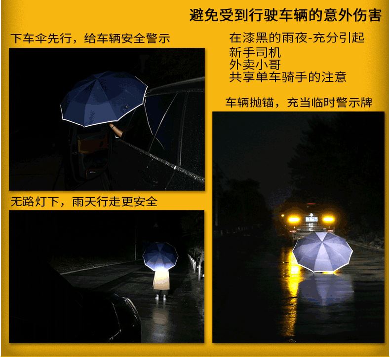 警示雨傘